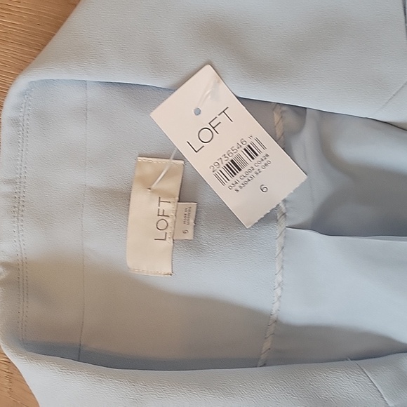 NWT Loft Baby Blue Blazer Size 6 New - Picture 2 of 6